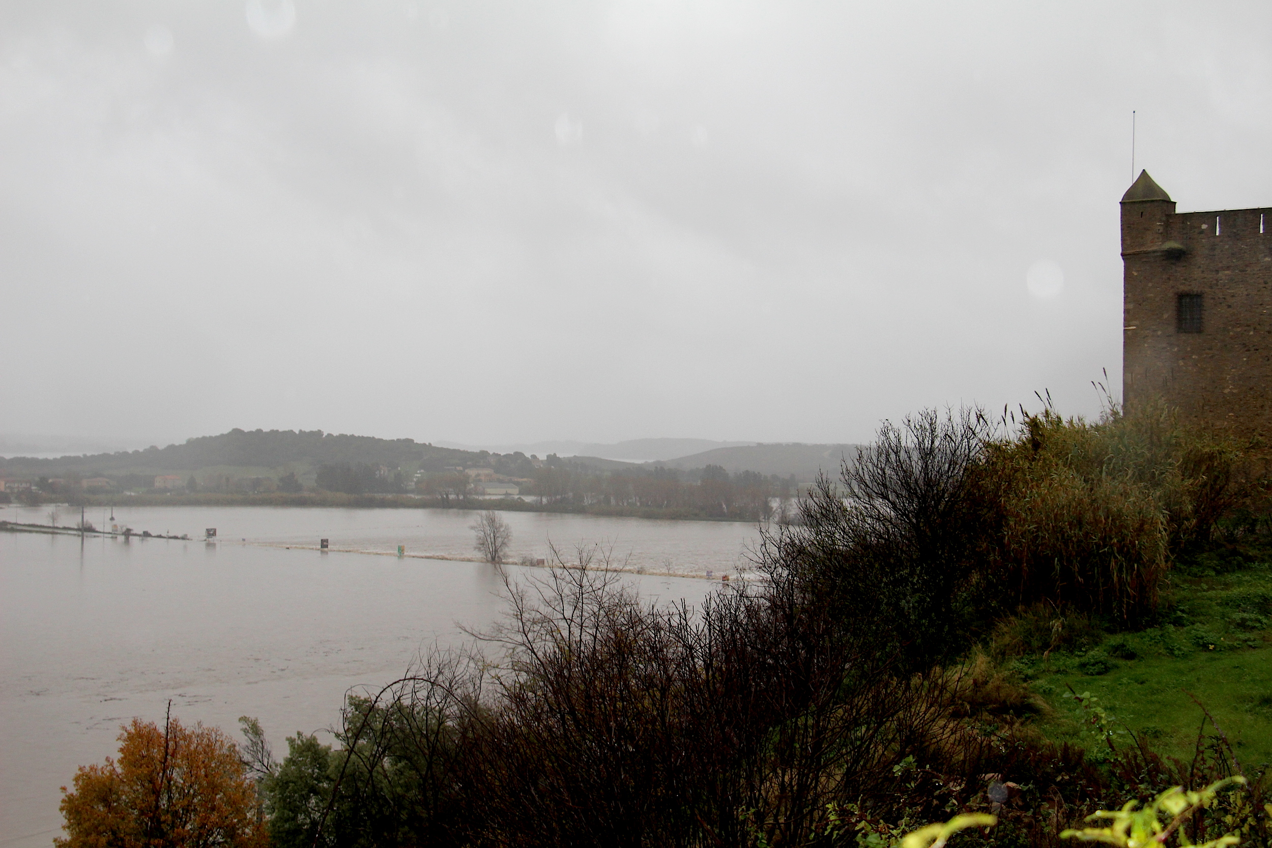 Le Tavignanu vu du Fort d'Aleria