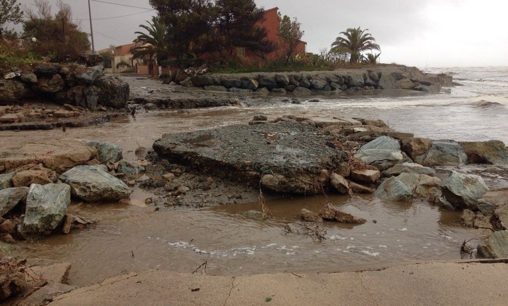 Intempéries : Trois personnes hélitreuillées à Vescovato. Risque de submersion marine à Taglio-Isolaccio