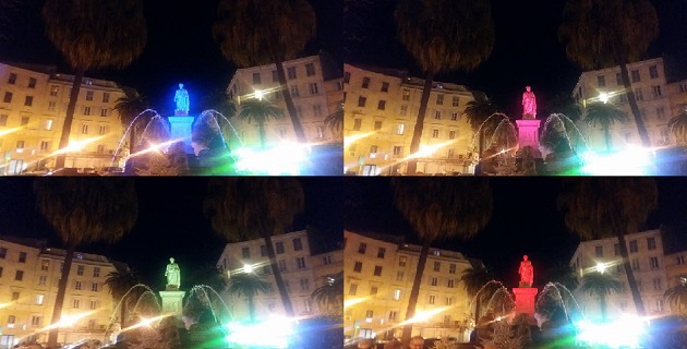 Place Foch à Ajaccio : La fontaine ressuscitée…