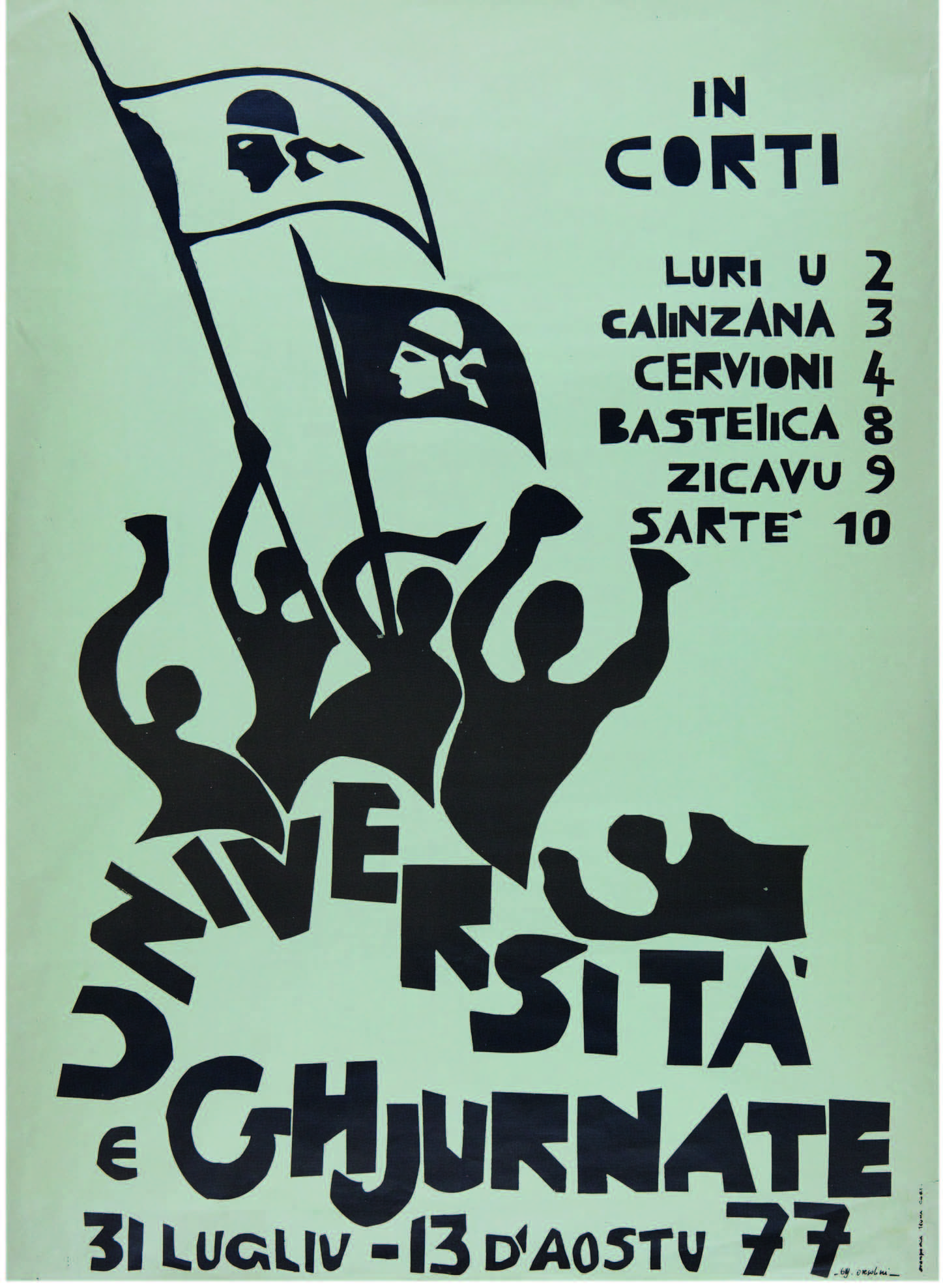 Ghjiseppu Orsolini / Fondu Carlu Castellani / 1977 / 46 x 64cm
