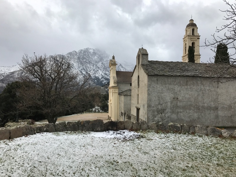 La Balagne touchée par le vent et la vague de froid