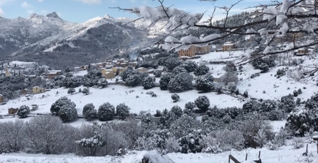 Olmi-Cappella sous la neige