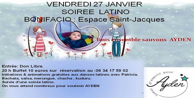 Bonifacio : Soirée latino pour Ayden