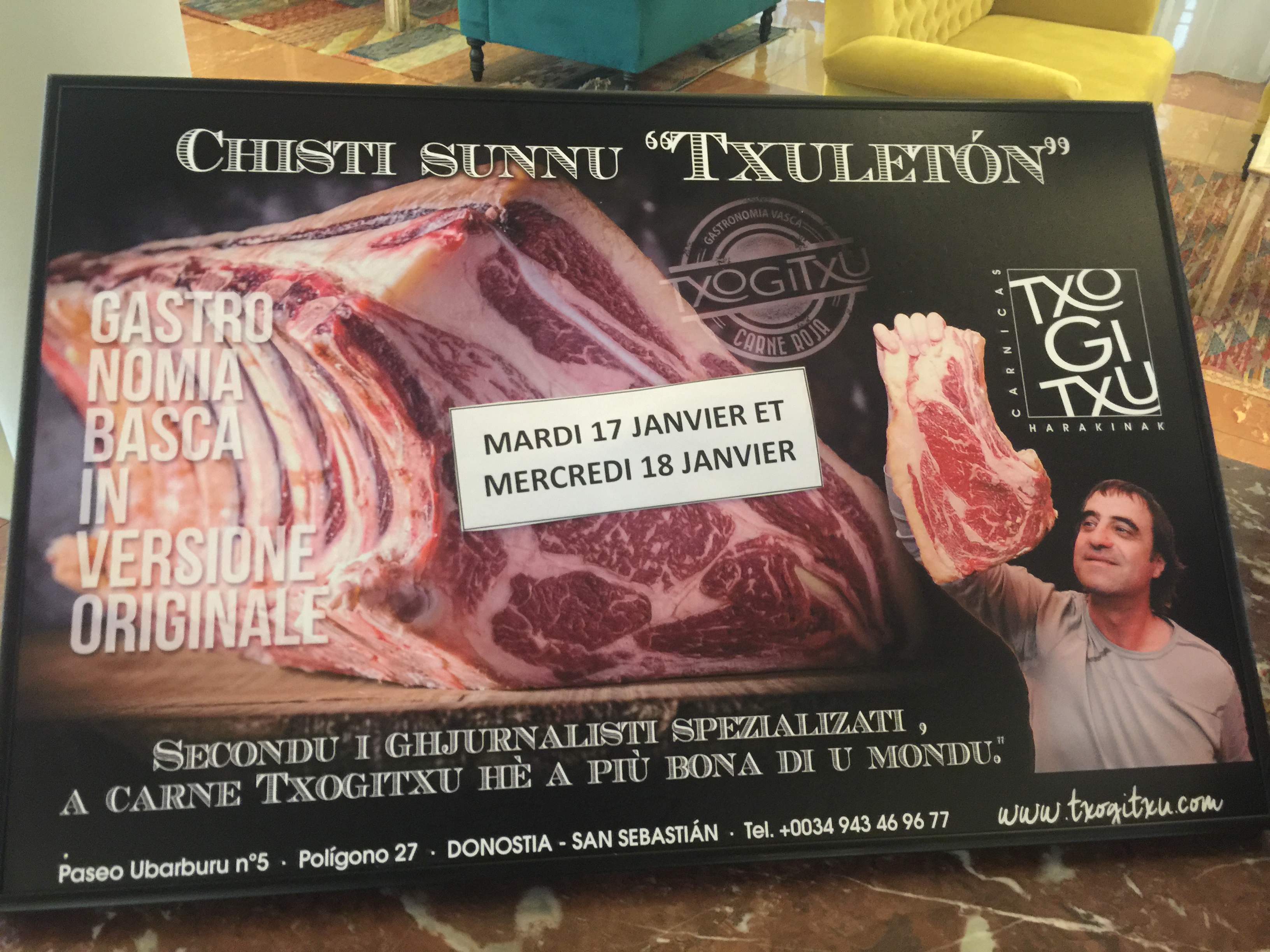 Bastia : Les produits basques à l'honneur à l’hôtel Ostella