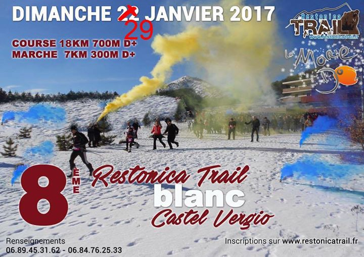Trail : Report du Trail Blanc de Vergio en raison des conditions climatiques