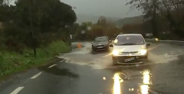 Intempéries : Plusieurs axes routiers fermés dans le secteur de Porto-Vecchio