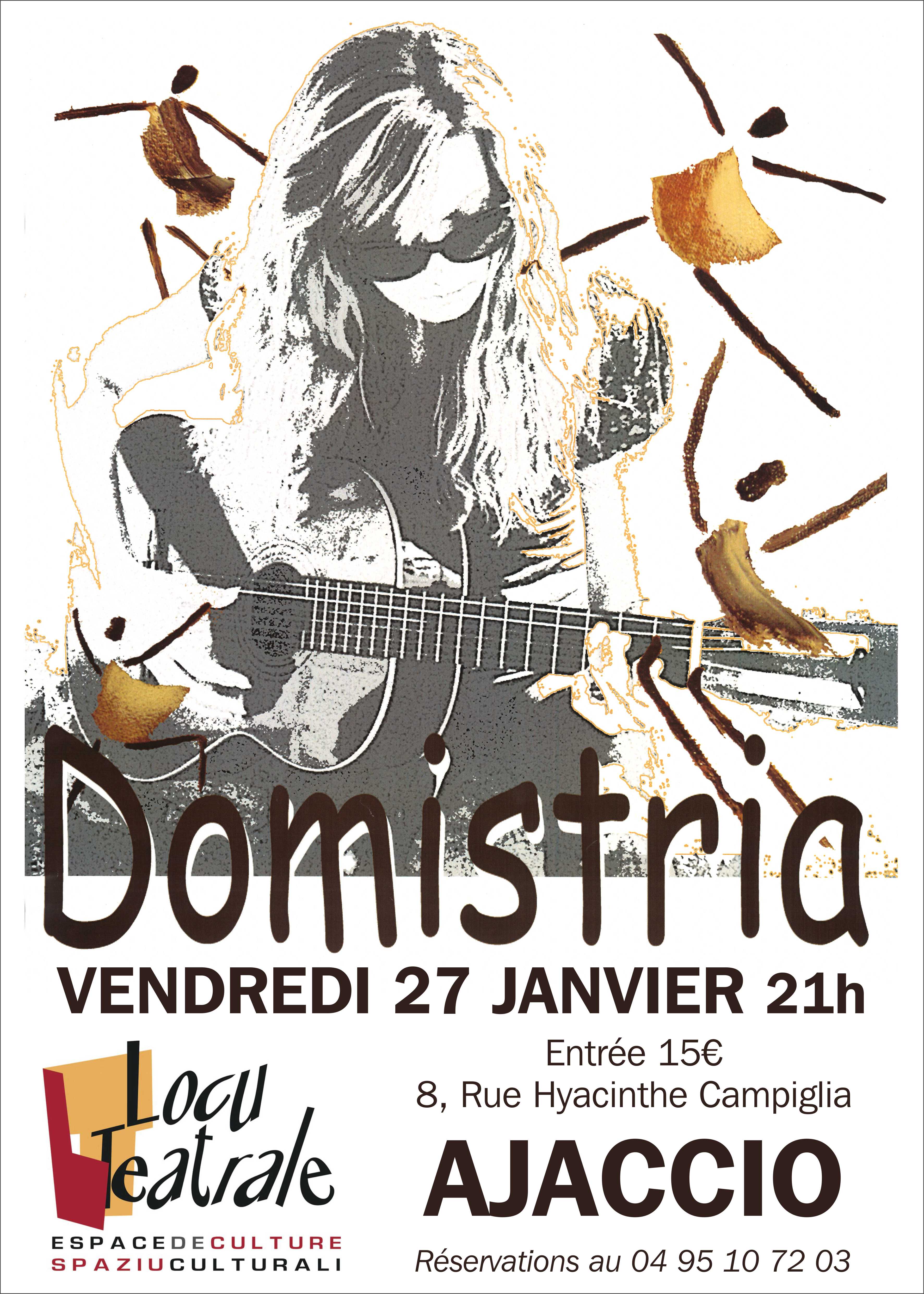 Doministria en concert  à Locu Teatrale