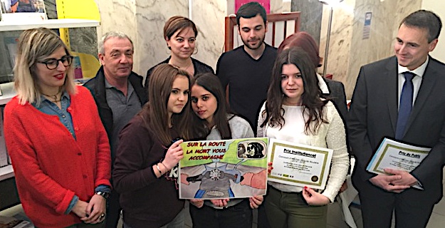 Sécurité routière : Les collégiens et leurs affiches récompensés à Bastia
