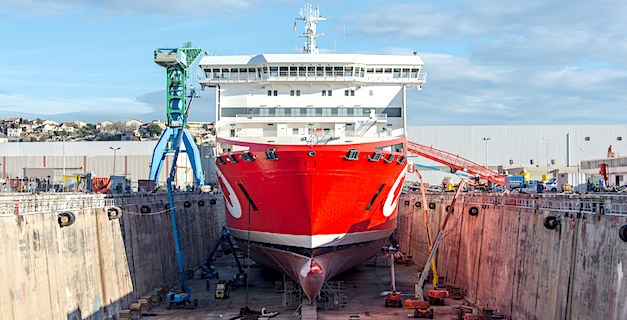 "Le Paglia Orba", relooké, de Corsica Linea a repris la mer