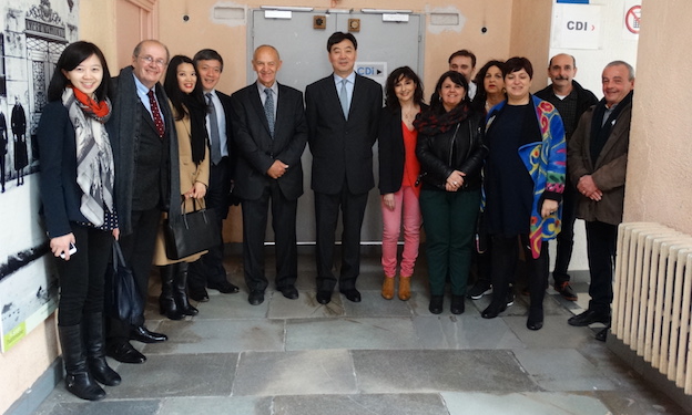 Bastia : L'ambassadeur de Chine au collège Simon-Vinciguerra
