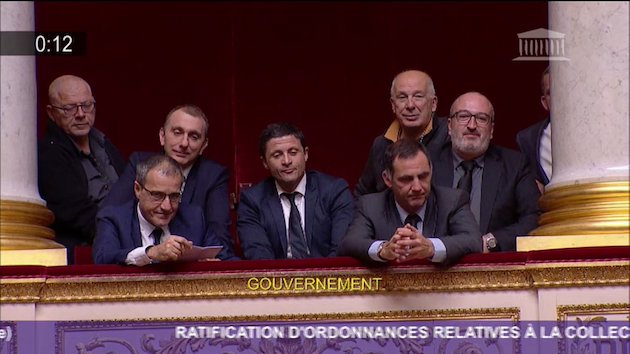 Les présidents du Conseil exécutif, de l'assemblée de Corse, de l'office des transports et de l'Adec : Satisfaction de mise après le feu vert du Parlement.