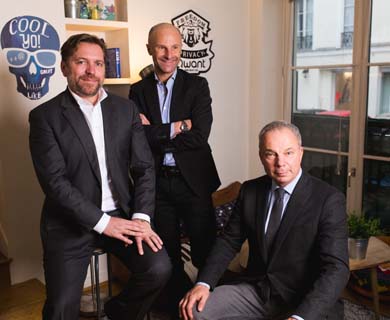 Eric Léandri, Président, Alberto Chalon, Directeur général et Jean-Manuel Rozan, Vice-Président