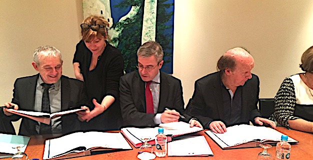 Le Comité restreint "signataire" du SDSF : l'Etat, le Conseil Départemental, la CTC, la CAF de Haute-Corse et la MSA