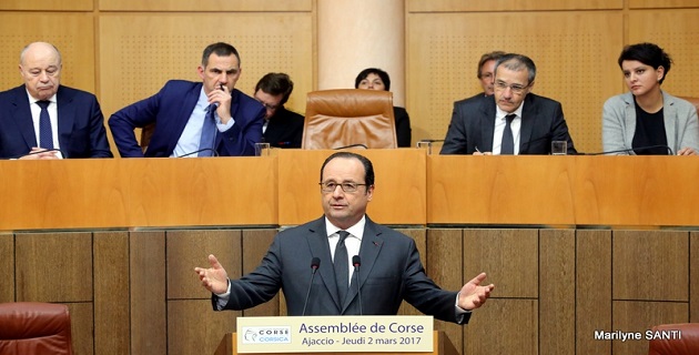 La visite du président de la République en Corse : Rien de neuf !