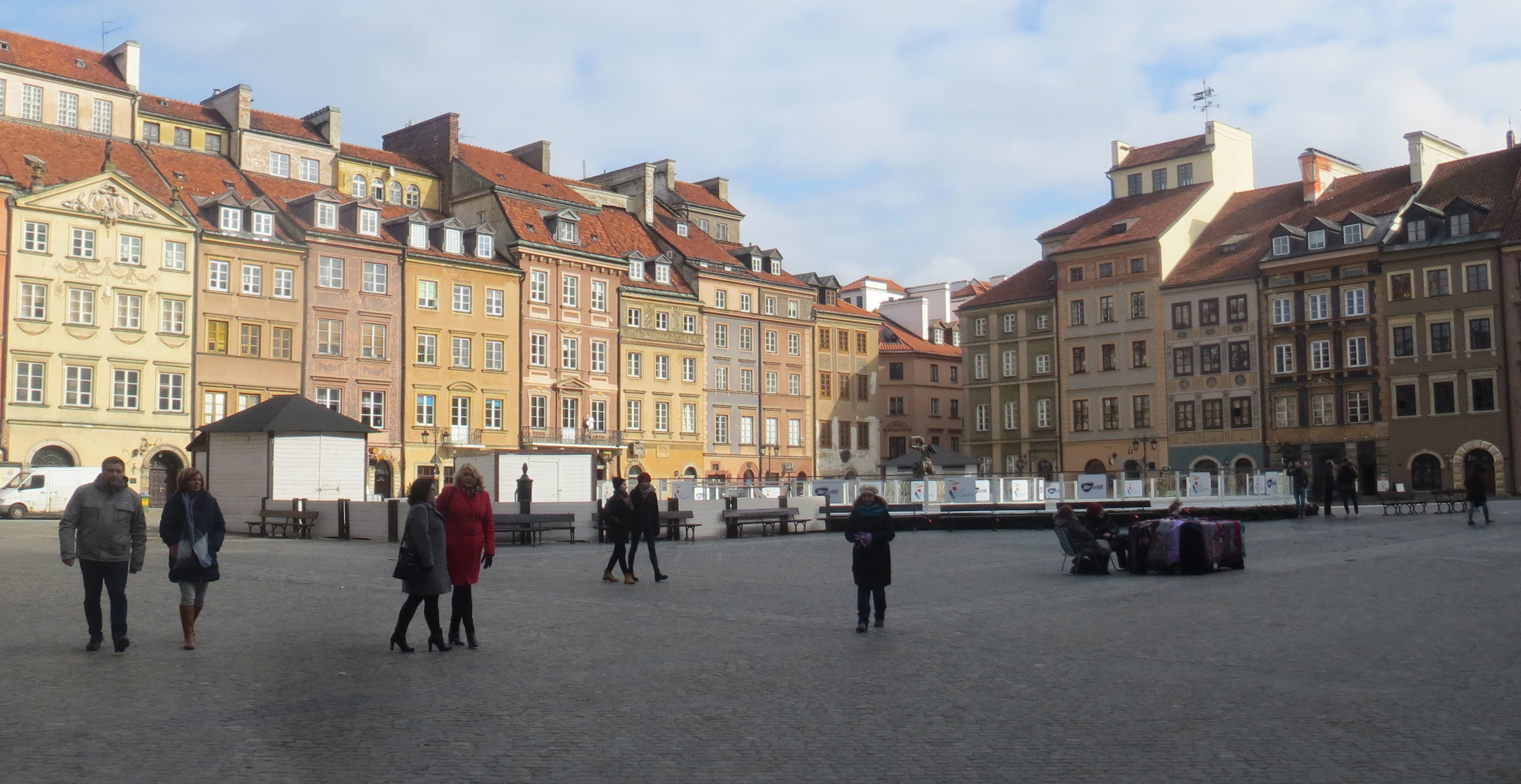 Le vieux quartier de Varsovie.