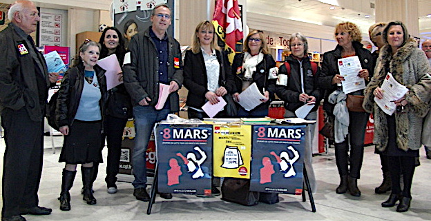Bastia : CGT, FSU et « Femmes solidaire » mobilisées pour la « Journée des droits des femmes »