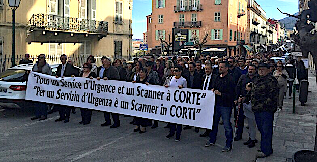 Corte exige un service d'urgence et un scanner pour son höpital