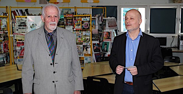 La Fédération nationale André-Maginot remet un chèque de 2 000€ au collège de Calvi