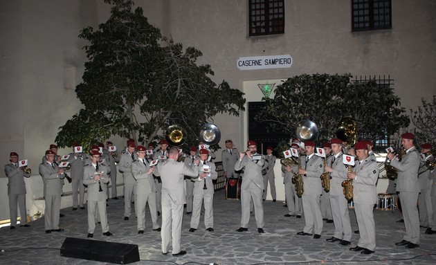 50e anniversaire de l'arrivée du 2e REP de Calvi : La musique des parachutistes de Toulouse pour commencer