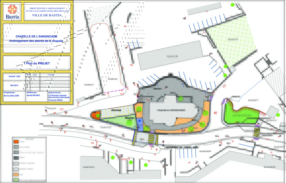 Bastia : Requalification des abords de la chapelle de l’Annonciade