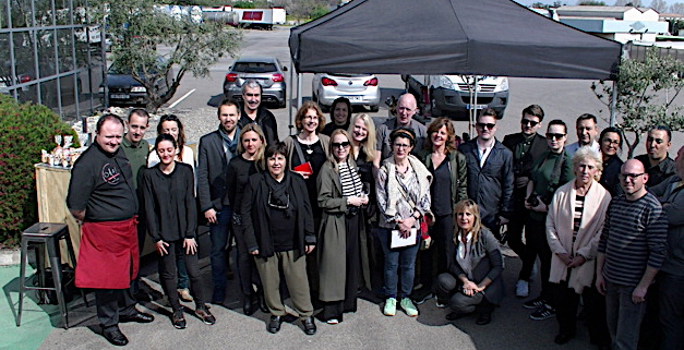 Journalistes européens et producteurs corses réunis pour cette opération initiée par la CCI2B