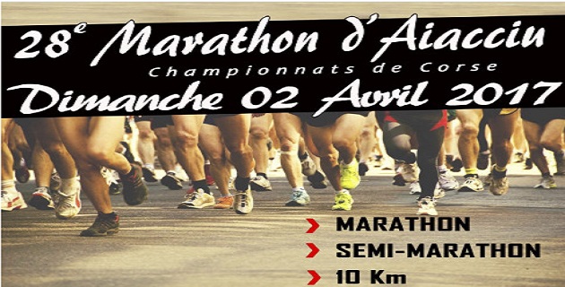Dimanche,  28ème marathon d'Aiacciu