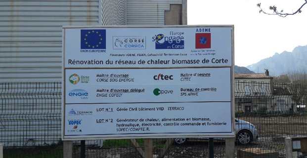 La SEM Corse Bois Energie rénove la chaufferie de Corte et duplique son modèle dans d’autres villes corses