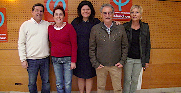 Claude Franceschi, Catherine Laurenti, Raquel Garrido, Jacques Casamarta et Christine Malfroy