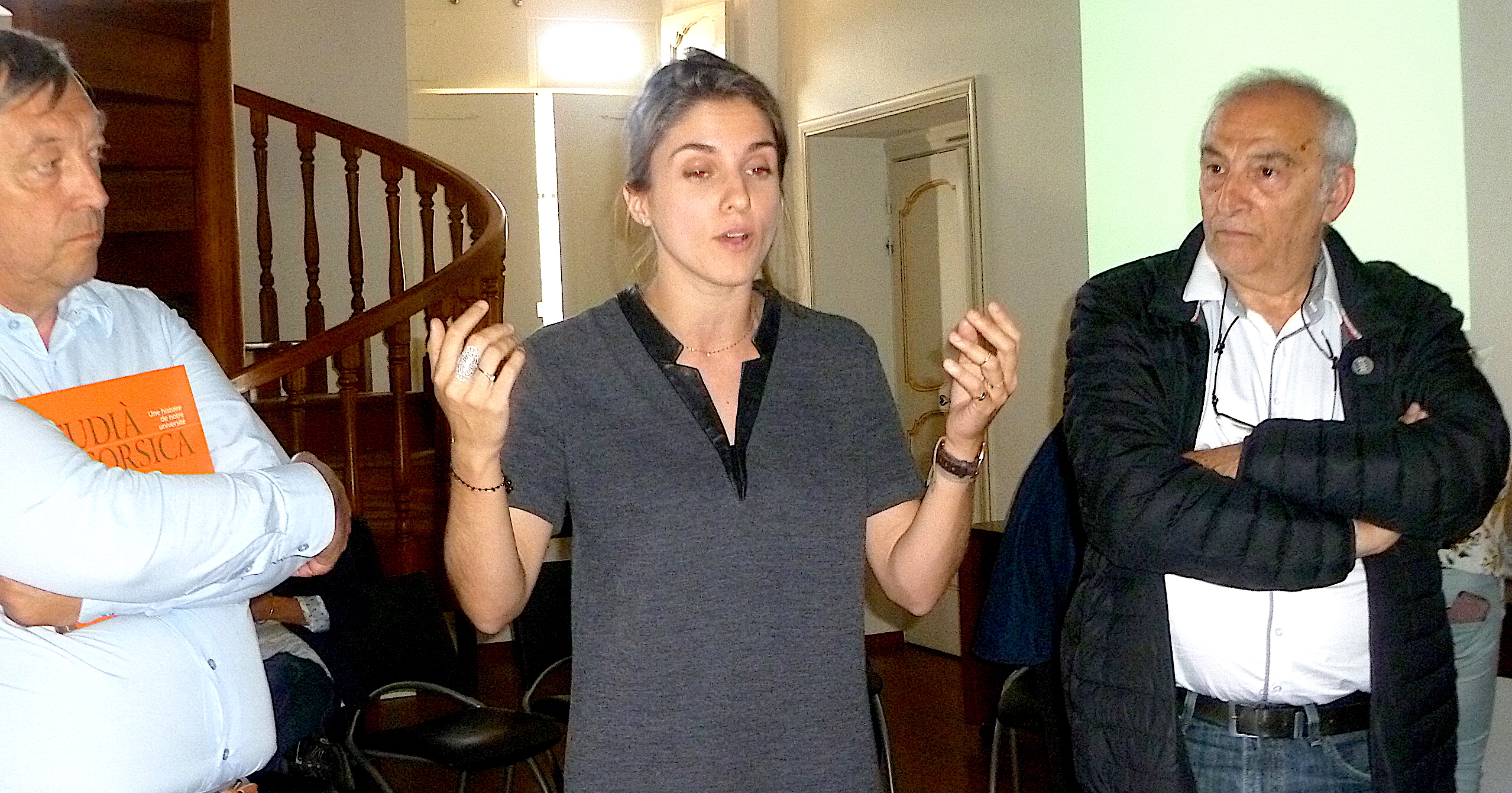 Flora Mattei professeure agrégée à Paolitech annonce la prestation orale de ses étudiants le 13 avril pour la partie thermique et énergétique du bâtiment qui abritera le lieu de formation