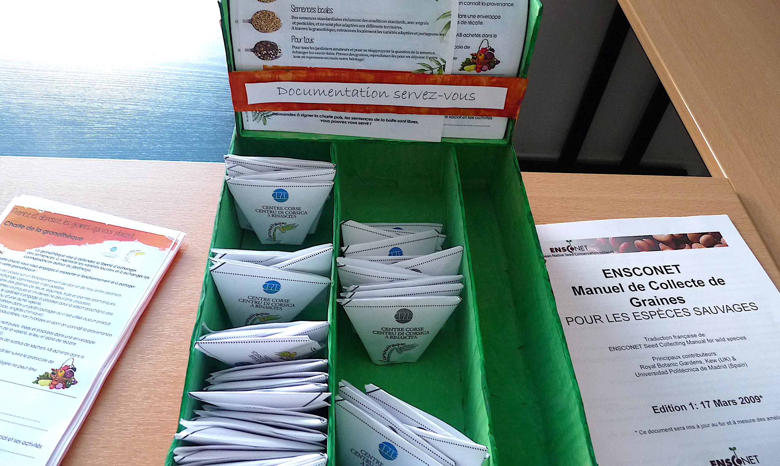 La granothèque : comme on échange des livres, on peut s'échanger des graines