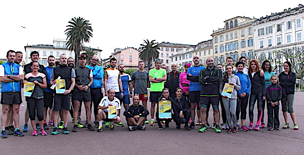 De nombreux coureurs ont participé mercredi à la 1ère reconnaissance du City Trail de Bastia