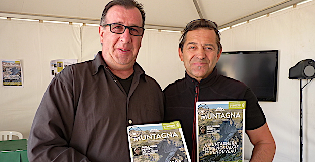 Philippe Pierangeli Directeur de publication du nouveau magazine sur la montagne corse avec Patrick Dagouassat en charge de la vidéo (Kyrna vidéo)