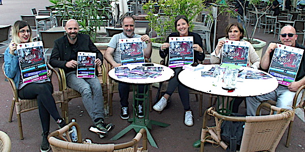 "Le collectif des victimes du 5 mai 92", les associations "Les gants du coeur" et "A casa" lors de la présentation de l'évènement.