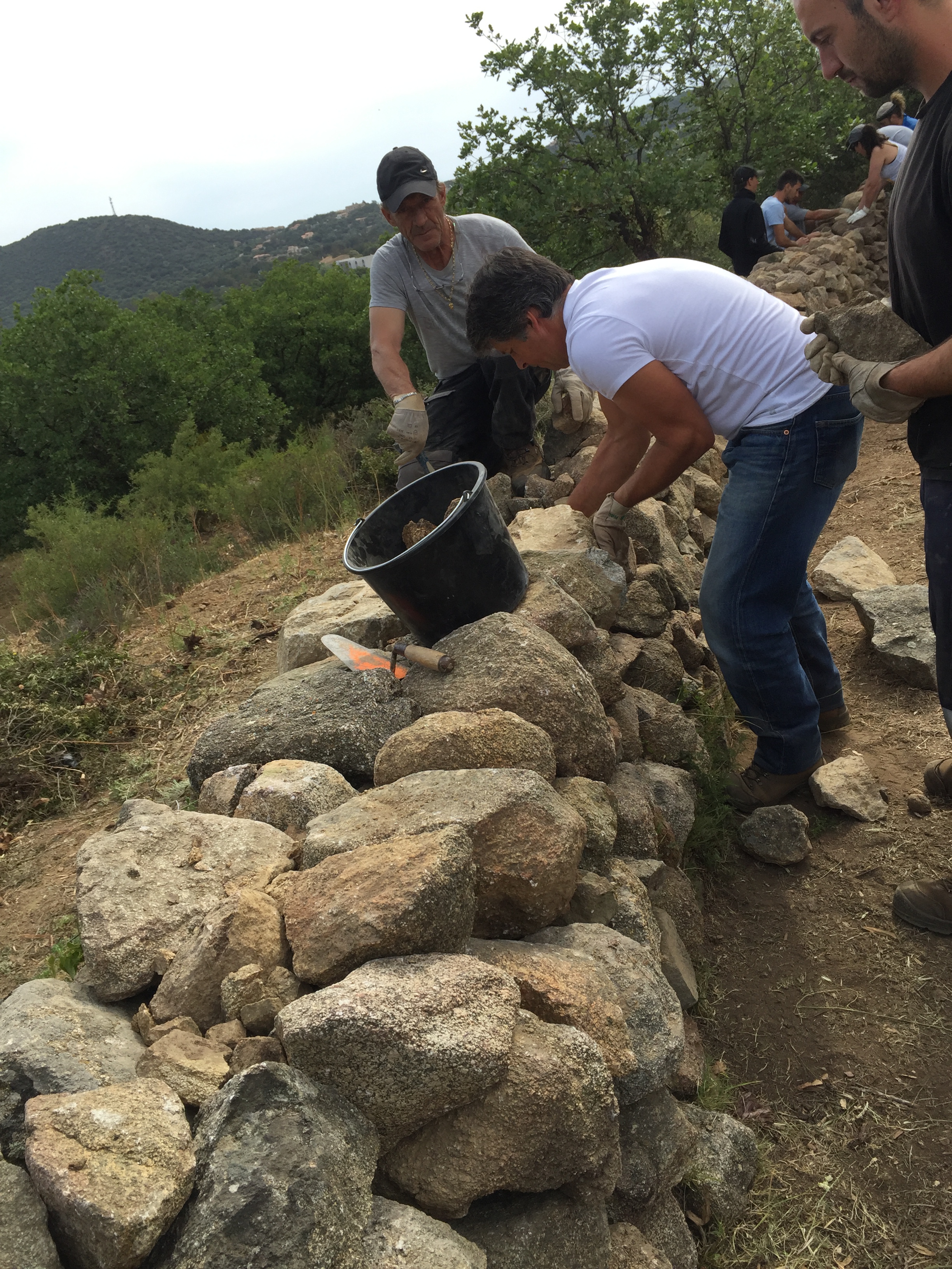 Balagne : Formations à la restauration des murs en pierres sèches pour les agents publics
