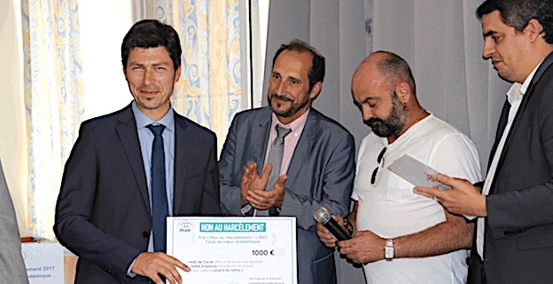 Le prix « Non au harcèlement » remis aux élèves de l’EREA d’Ajaccio