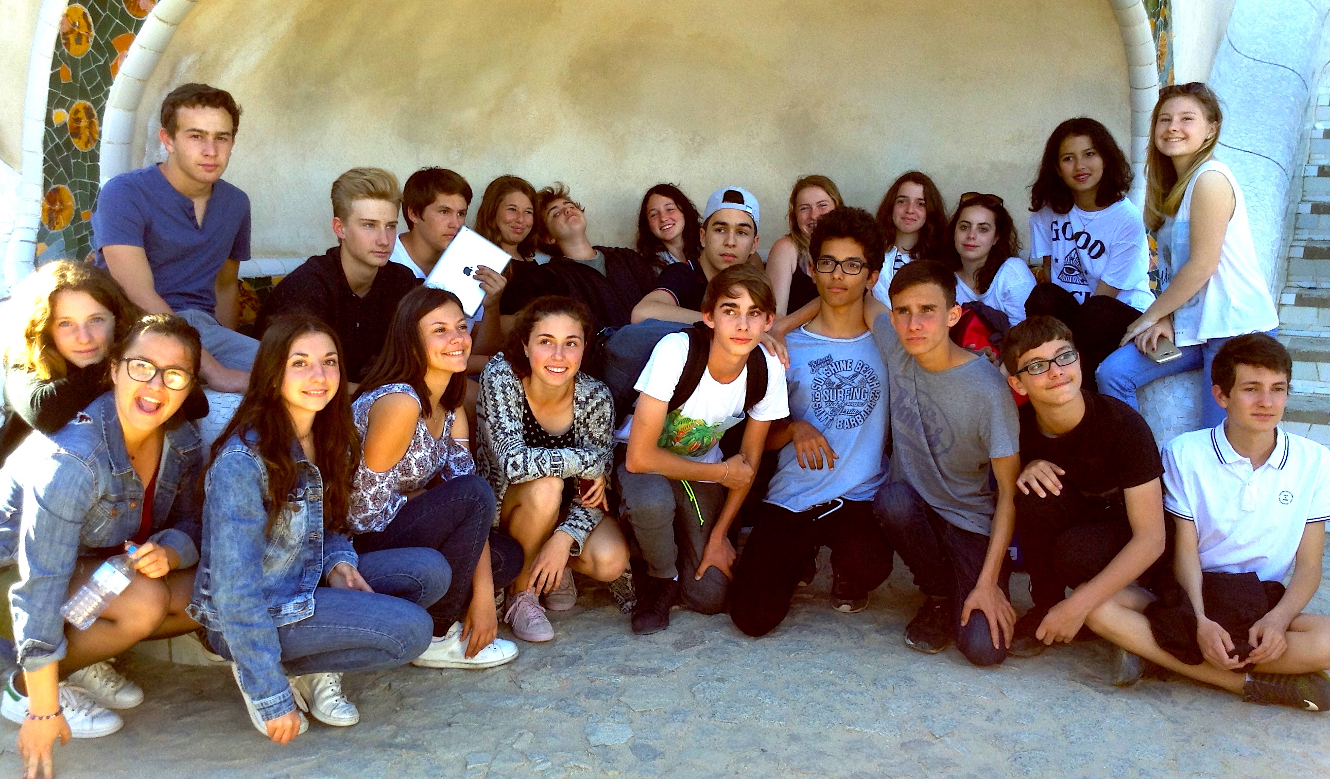 Le beau voyage des collégiens ile-roussiens en Catalogne