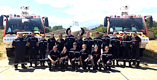 Les JSP Plaine ont récemment visité la Base aérienne 126 de Solenzara