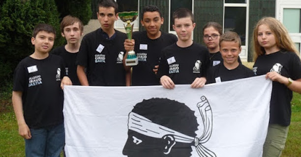 L'équipe du Collège Giraud, vice championne de France, lors de l'édition 2016