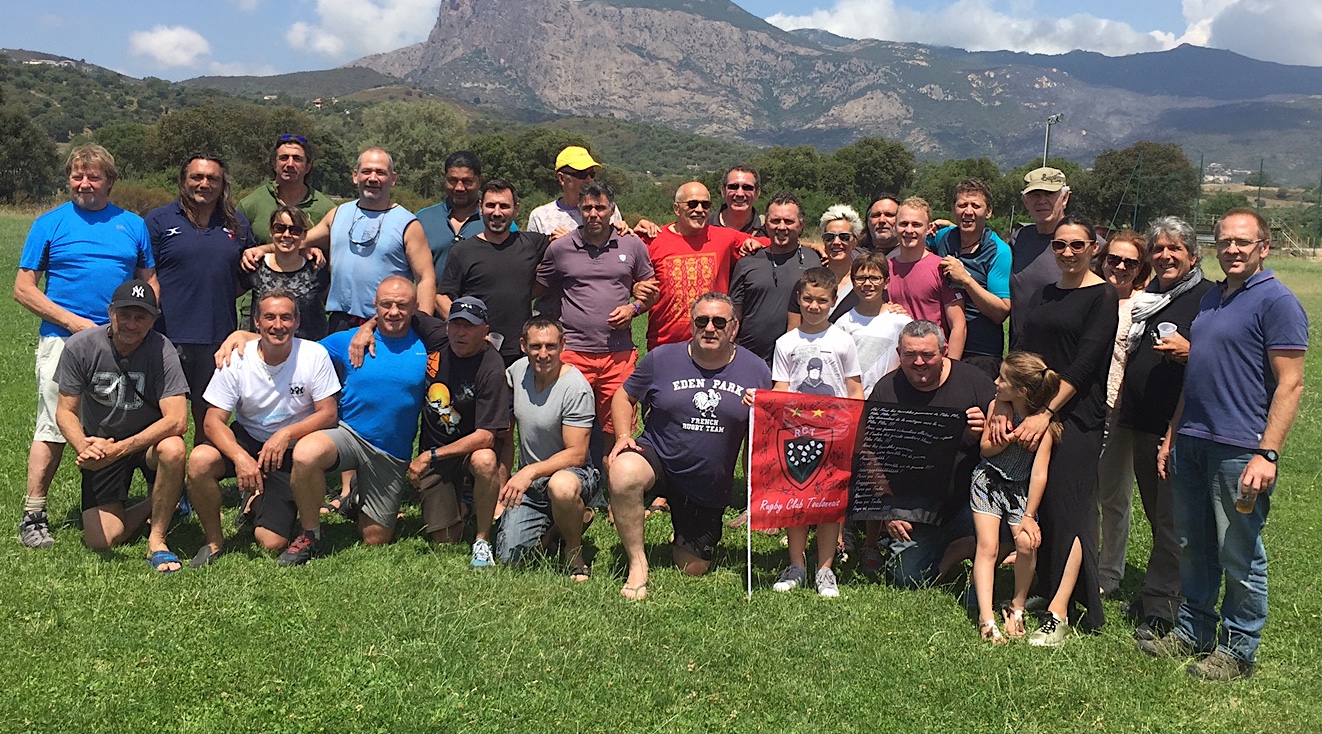 Les anciens champions du Rugby Club Toulonnais de passage en Corse