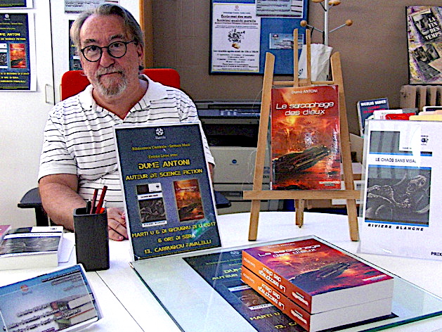 Bastia : L’auteur de science-fiction Dumè Antoni à la bibliothèque centrale