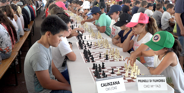 Le championnat scolaire d'échecs de Haute Corse : Le plus grand tournoi du monde