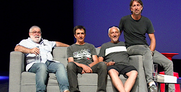 Guy Cimino, Jean-Baptiste Filippi, Henri Olmeta et Thomas Bronzini, carré gagnant du "cube de Palmyre"