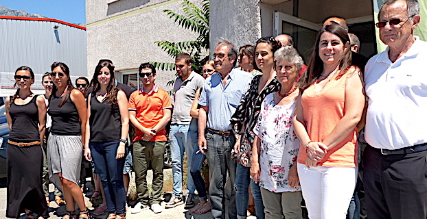 Les 12 représentants des 19 intercommunalités adhérentes