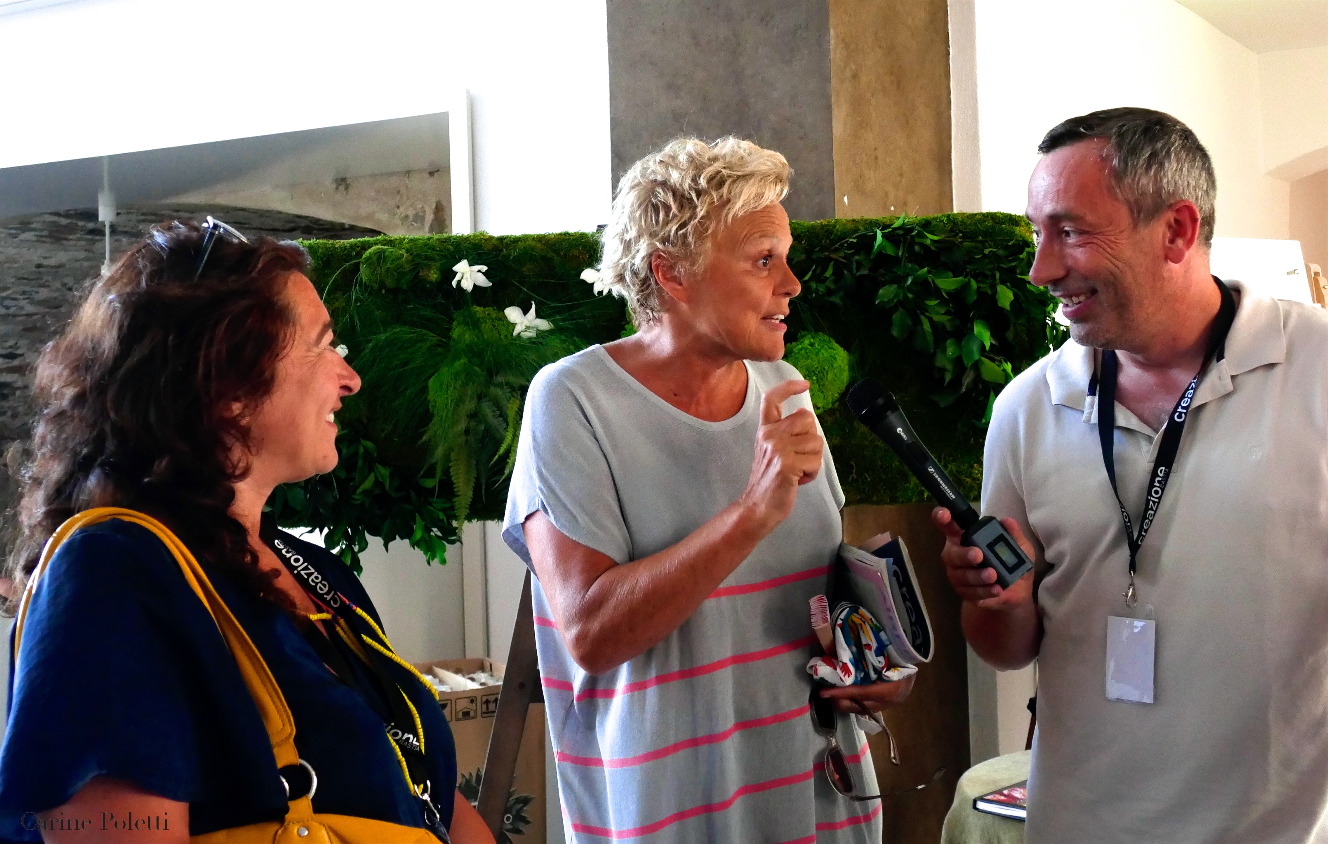 Creazione a reçu samedi la visite de Muriel Robin (Photo Carine Poletti)