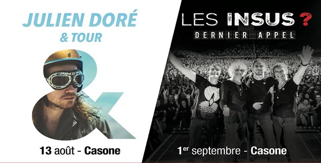Julien Doré ou Les Insus : Tentez votre chance sur CNI pour gagner des places pour leurs prochains concerts à Ajaccio