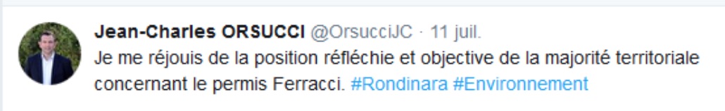 Villas Ferracci : Courrier aux présidents de l’Exécutif et de l’Assemblée de Corse