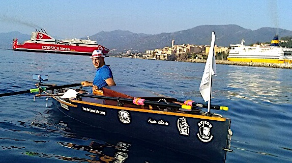 Un nouveau tour de Corse à la rame pour Patrick Boni