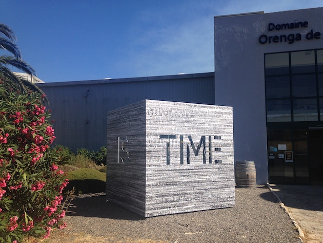 Pascal Dombis à l'espace Orenga de Patrimonio : " Time is time was"