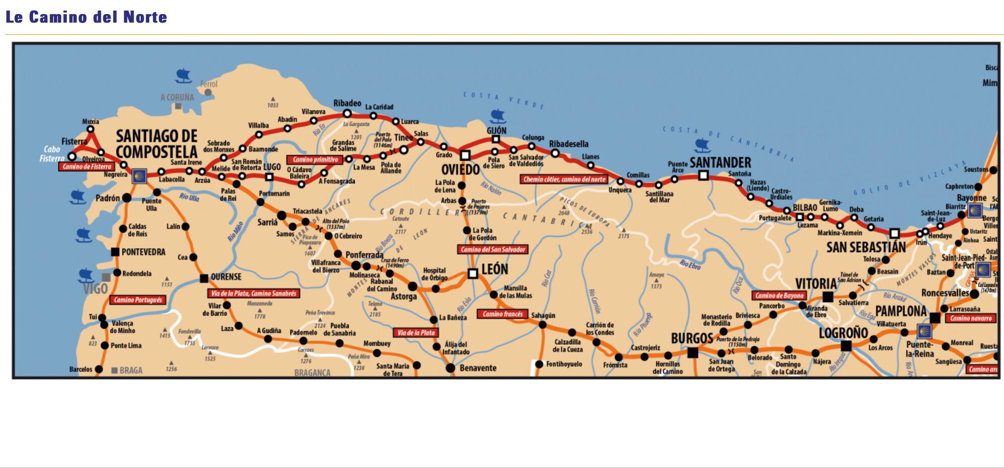 Claude Leonardi et Dominique Rovinalti : Déjà plus 1000 km sur le chemin de Saint-Jacques de Compostelle