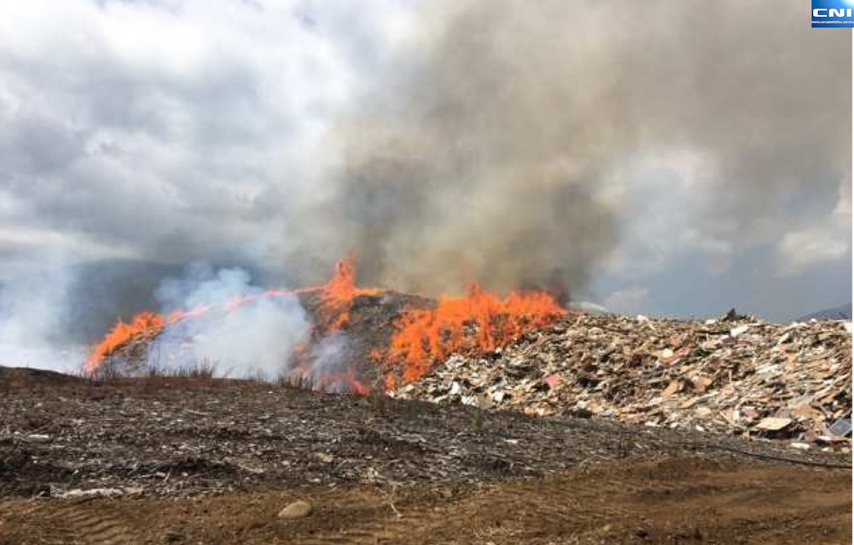Feu de la Zi de Tragone : Le préfet notifie des mesures d'urgence
